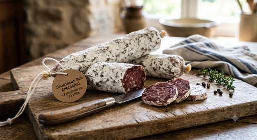 Saucisson sec artisanal au poivre