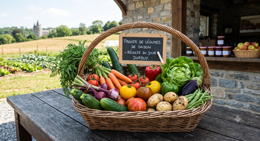 Panier de légumes de saison